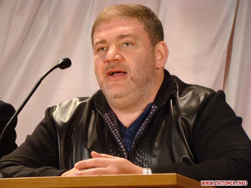 Директор Житомирского музучилища Борис Свириденко и Михаил Заславский